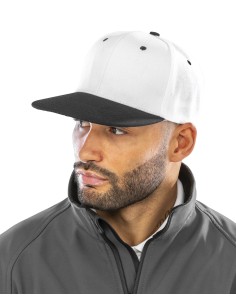 R-RC082X-Bronx Original Flat Peak Snapback Dual Colour Cap 2